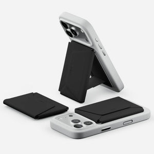 MOFT Snap Field Wallet with Stand MagSafe RFID card holder Jet Black Qatar