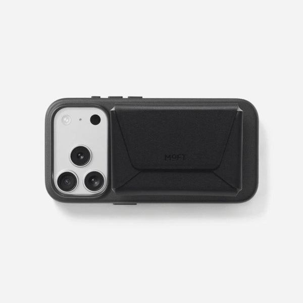 MOFT Snap Field Wallet with Stand MagSafe RFID card holder Jet Black Qatar