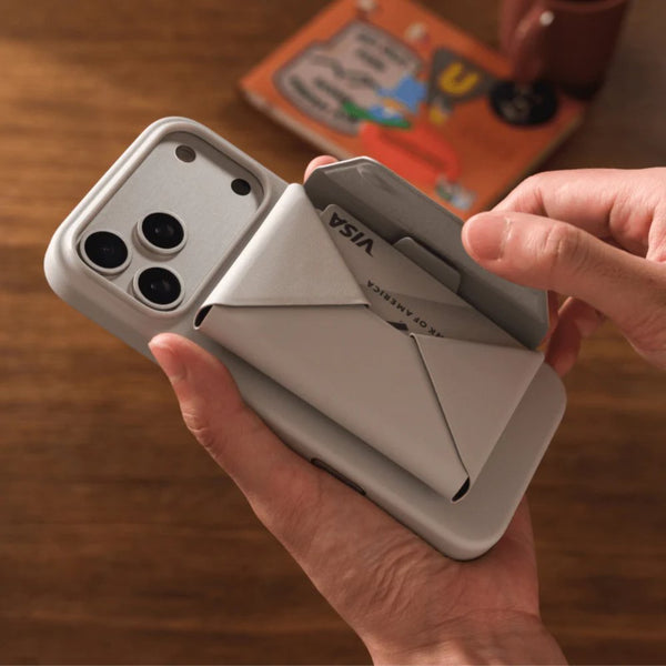 MOFT Snap Field Wallet with Stand MagSafe RFID card holder Misty Cove Qatar