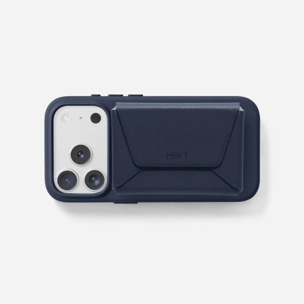 MOFT Snap Field Wallet with Stand MagSafe RFID card holder Navy Blue Qatar