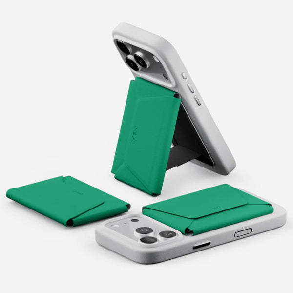 MOFT Snap Field Wallet with Stand MagSafe RFID card holder Oz Green Qatar