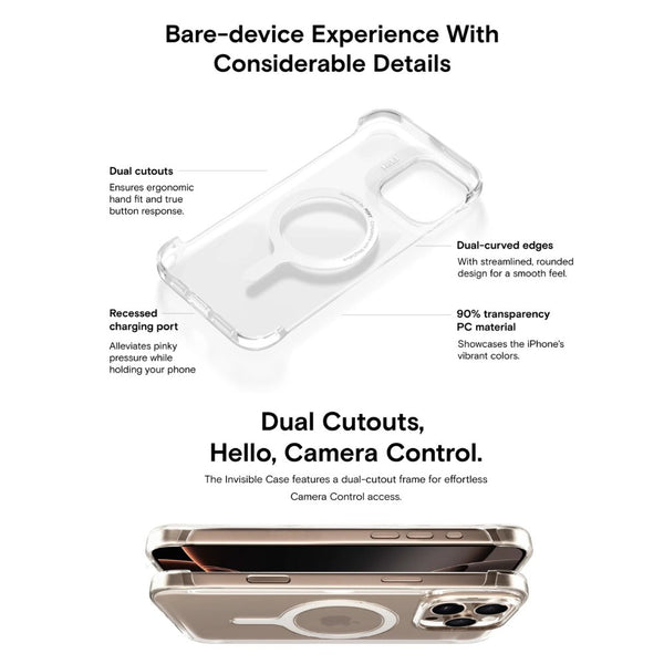 MOFT Snap Invisible Case Clear MagSafe for iPhone 16 Pro Qatar