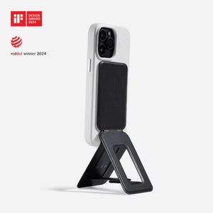 MOFT Snap Invisible Phone Tripod Stand for MagSafe in Jet Black with adjustable viewing angles Qatar
