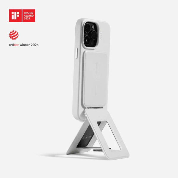 MOFT Snap Invisible Phone Tripod Stand for MagSafe in Misty Cove with adjustable viewing angles Qatar
