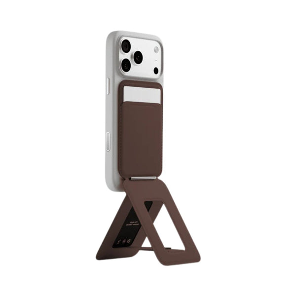 MOFT Snap Invisible Phone Tripod Wallet MagSafe 4-in-1 Brownie Qatar