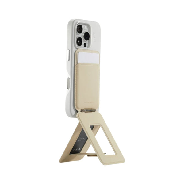 MOFT Snap Invisible Phone Tripod Wallet MagSafe 4-in-1 Earthen Beige Qatar