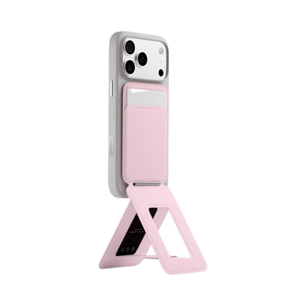 MOFT Snap Invisible Phone Tripod Wallet MagSafe 4-in-1 Light Pink Qatar