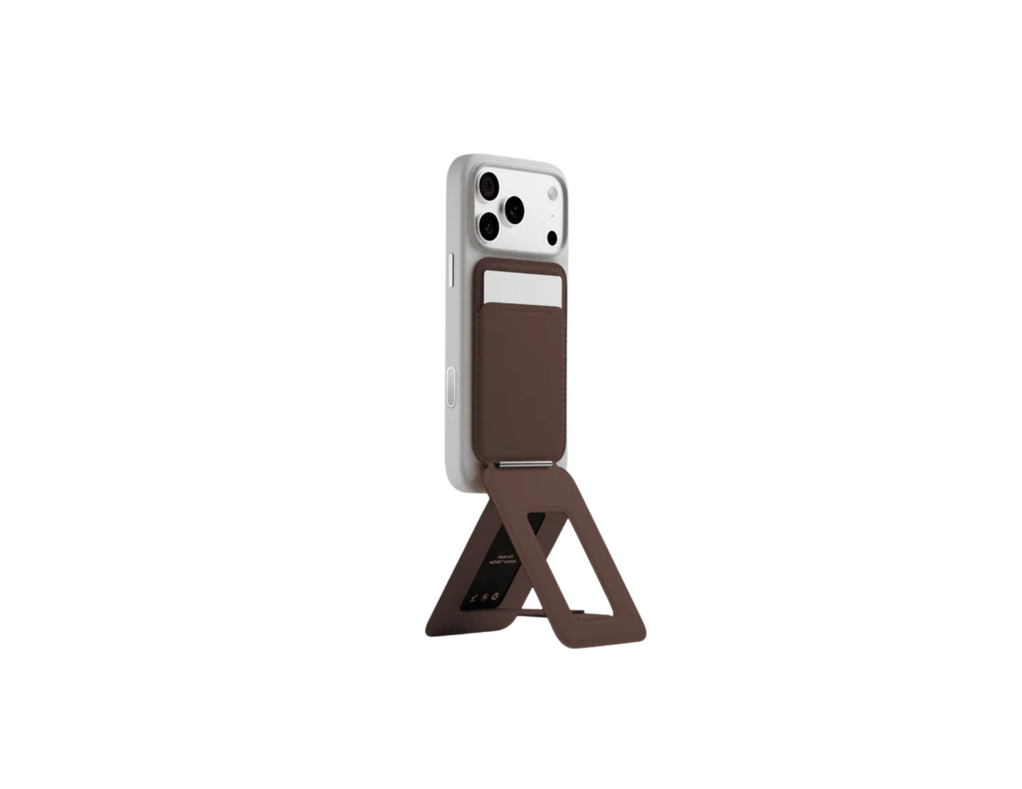 Moft Snap Invisible Phone Tripod Wallet 2-card MagSafe stand at Thabthaba Store Qatar.