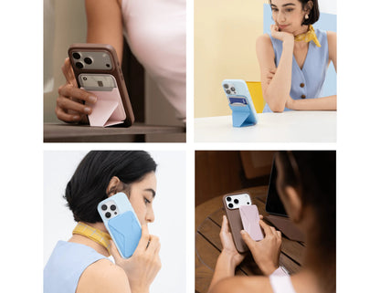 MOFT Snap Phone Stand and Wallet MagSafe compatible magnetic wallet stand accessory Qatar