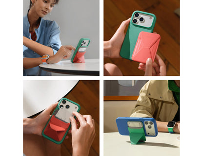 MOFT Snap Phone Stand and Wallet MagSafe compatible magnetic wallet stand accessory Qatar