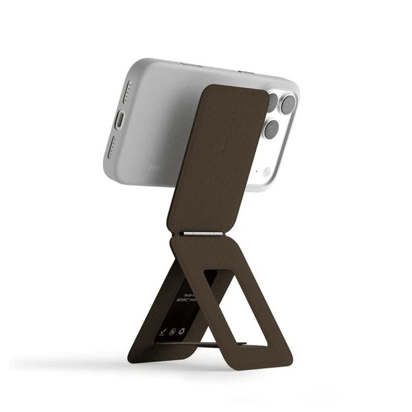 MOFT Snap Phone Tripod MOVAS-E Coffee Bio-Leather MagSafe phone stand and tripod Qatar