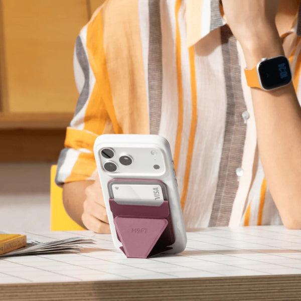 MOFT Trackable Snap-on Phone Stand & Wallet MagSafe wallet with tracking Blackberry Qatar
