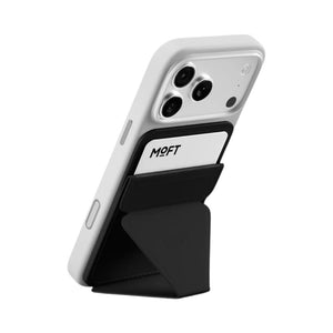 MOFT Trackable Snap-on Phone Stand & Wallet MagSafe wallet with tracking Jet Black Qatar