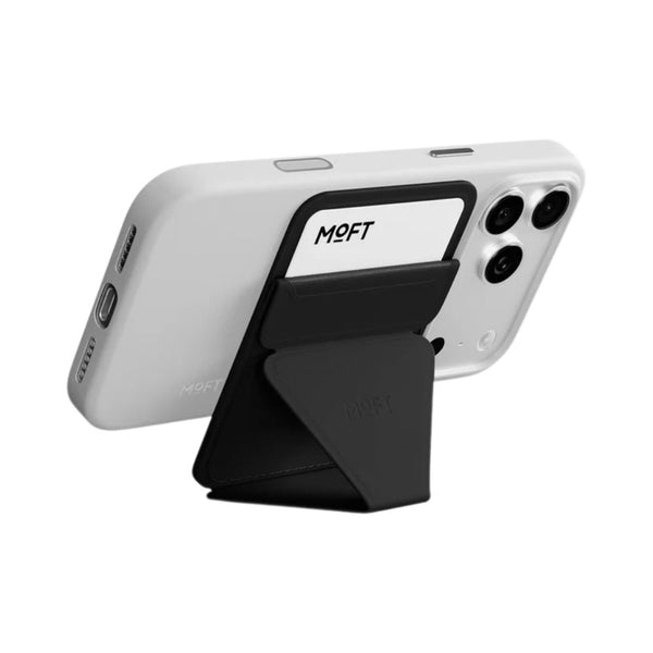 MOFT Trackable Snap-on Phone Stand & Wallet MagSafe wallet with tracking Jet Black Qatar