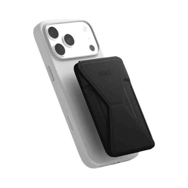 MOFT Trackable Snap-on Phone Stand & Wallet MagSafe wallet with tracking Jet Black Qatar