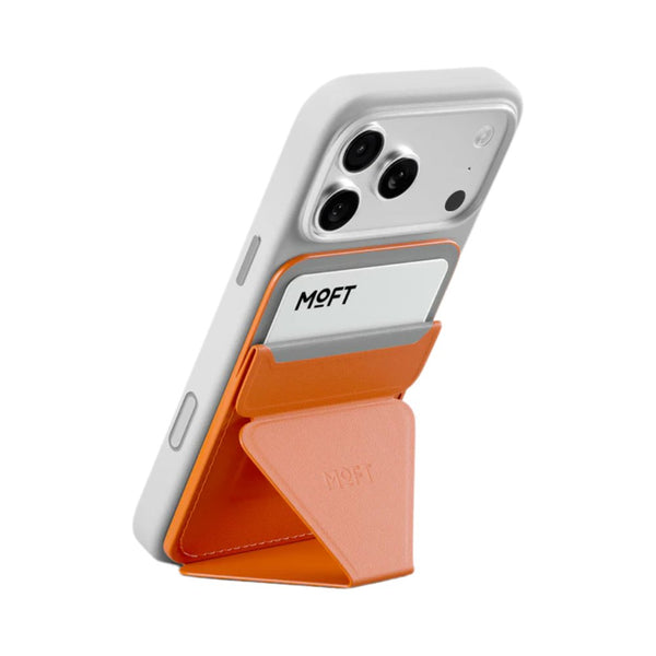 MOFT Trackable Snap-on Phone Stand & Wallet MagSafe wallet with tracking Terracotta Qatar