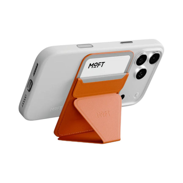 MOFT Trackable Snap-on Phone Stand & Wallet MagSafe wallet with tracking Terracotta Qatar