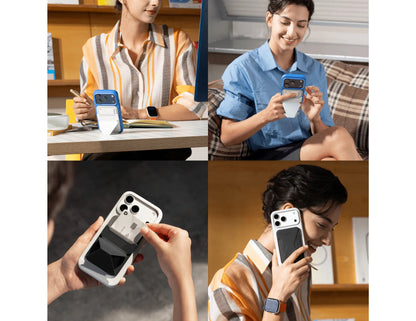 MOFT Trackable Snap-on Phone Stand & Wallet MagSafe-compatible slim wallet and phone stand.