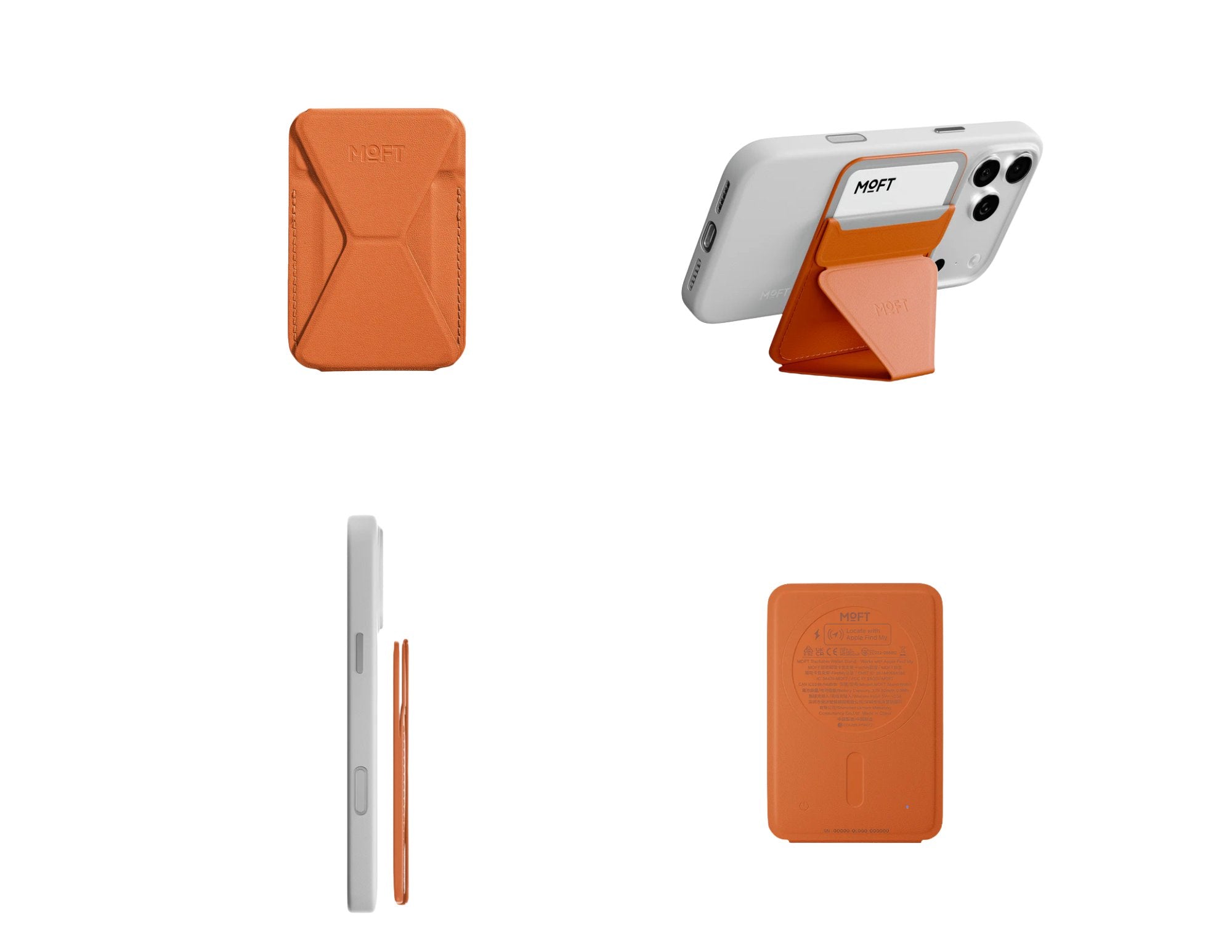 MOFT Trackable Snap-on Phone Stand & Wallet | MagSafe Wallet