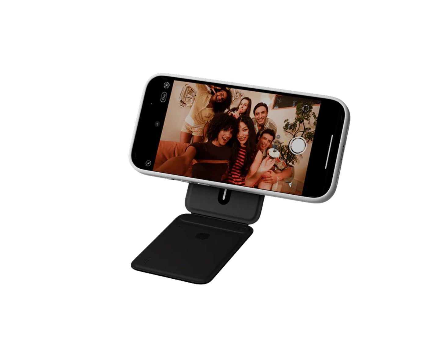MOFT Trackable Tripod Wallet MagSafe compatible with stand modes and global location tracking.
