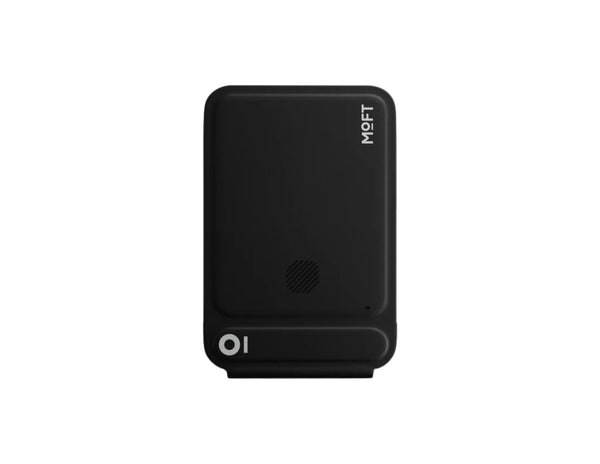 MOFT Trackable Tripod Wallet MagSafe compatible with stand modes and global location tracking.