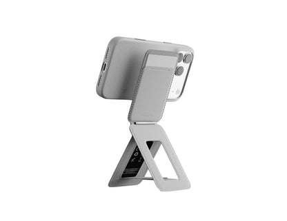MOFT Trackable Tripod Wallet MagSafe compatible with stand modes and global location tracking.
