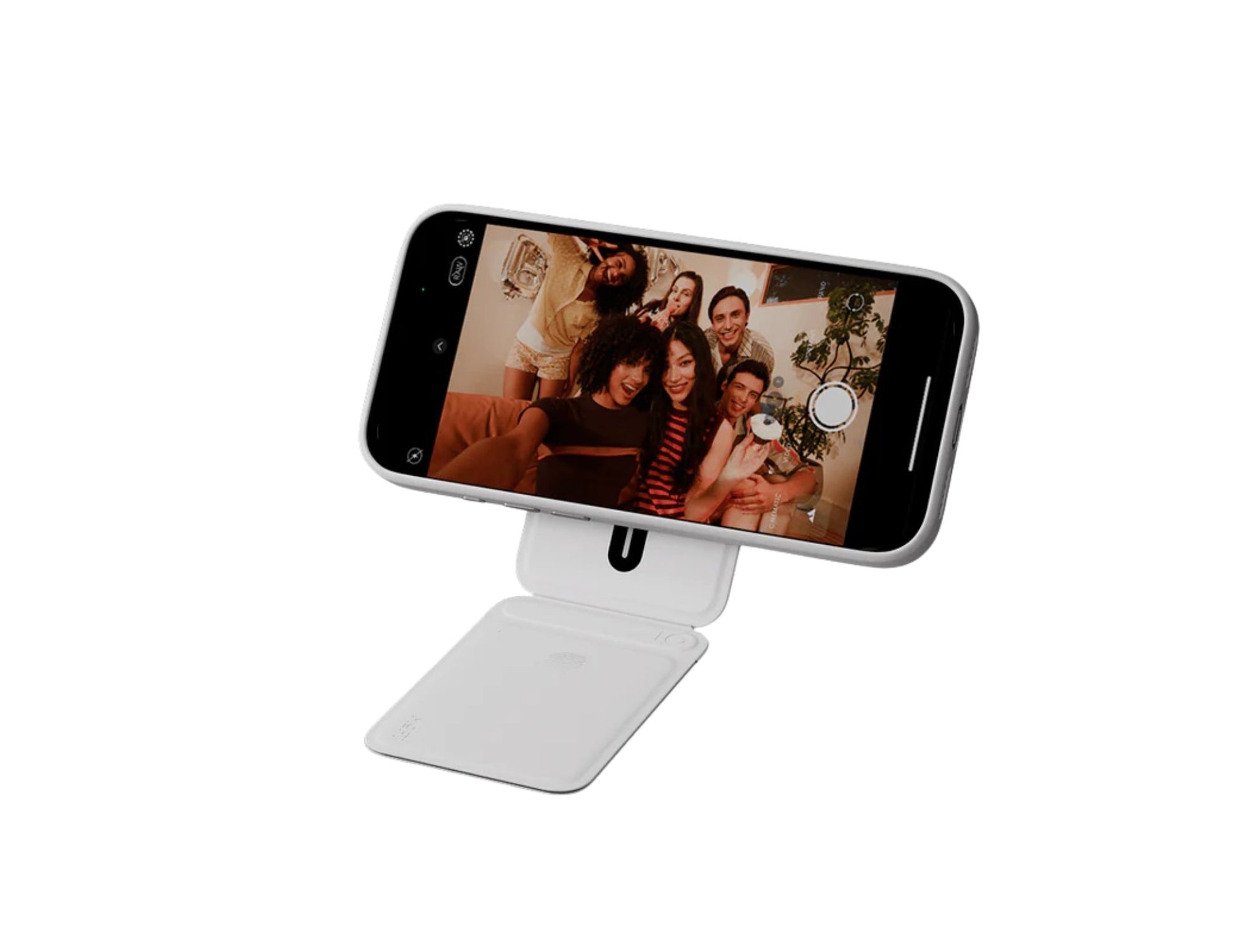 MOFT Trackable Tripod Wallet MagSafe compatible with stand modes and global location tracking.