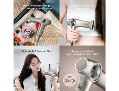 Momax 1-Care Velo BLDC hair dryer with magnetic nozzle Qatar