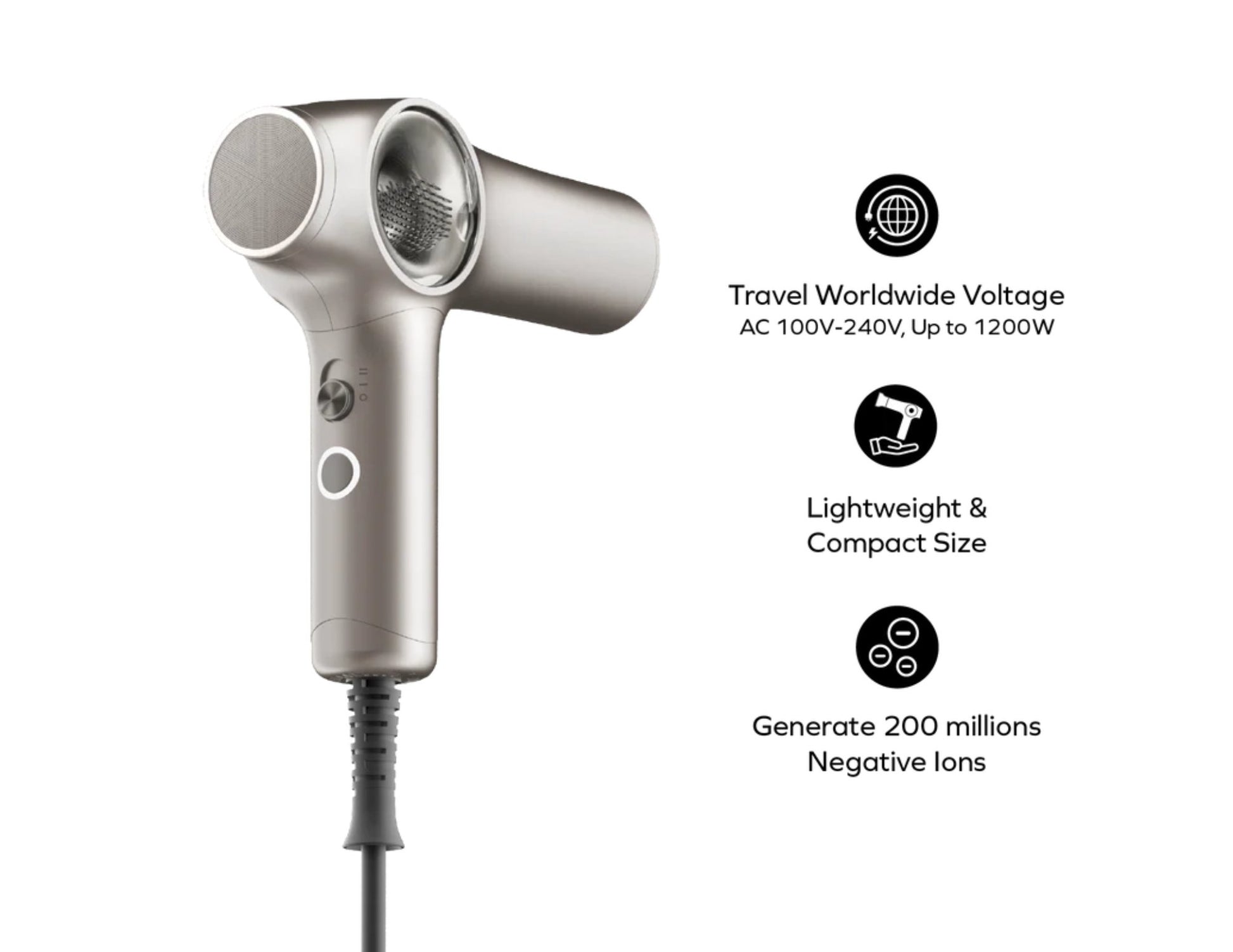 Momax 1-Care Velo BLDC hair dryer with magnetic nozzle Qatar