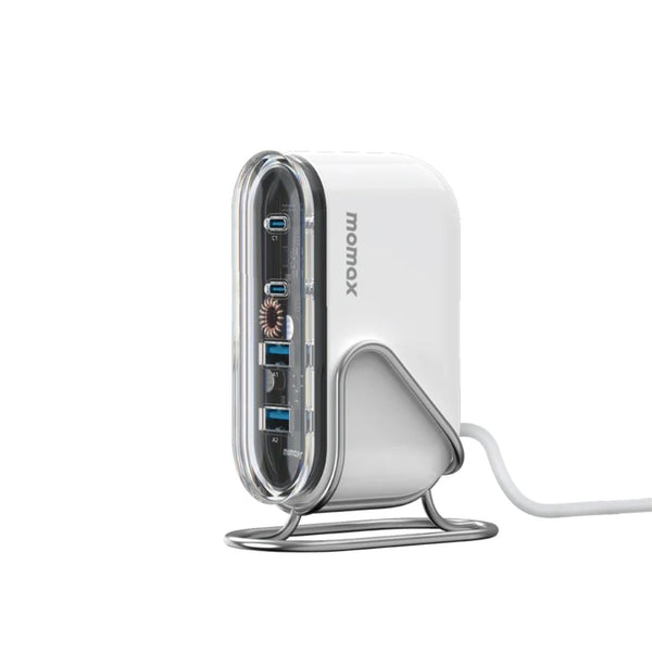 momax-1-charge-flow-80w-4-port-gan-charger-white-qatar