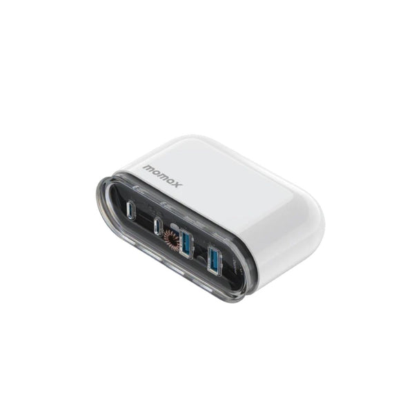 momax-1-charge-flow-80w-4-port-gan-charger-white-qatar