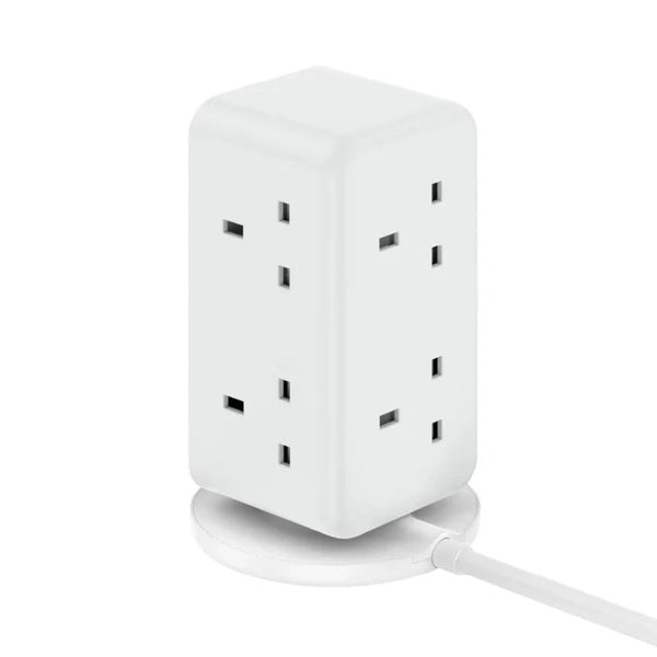 Momax 1-Charge Work Flow 70W Power Tower with six AC outlets, USB-C PD ports, USB-A charging and digital display in Qatar