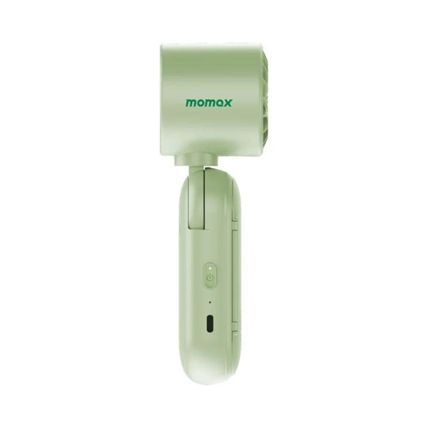 Momax 1° Go Clamp compact foldable umbrella-clip mini fan with 4D airflow Green Qatar