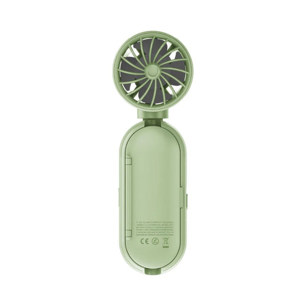 Momax 1° Go Clamp compact foldable umbrella-clip mini fan with 4D airflow Green Qatar