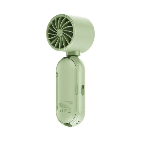 Momax 1° Go Clamp compact foldable umbrella-clip mini fan with 4D airflow Green Qatar