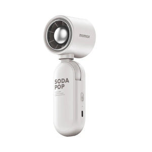 Momax 1° Go Clamp compact foldable umbrella-clip mini fan with 4D airflow White Qatar