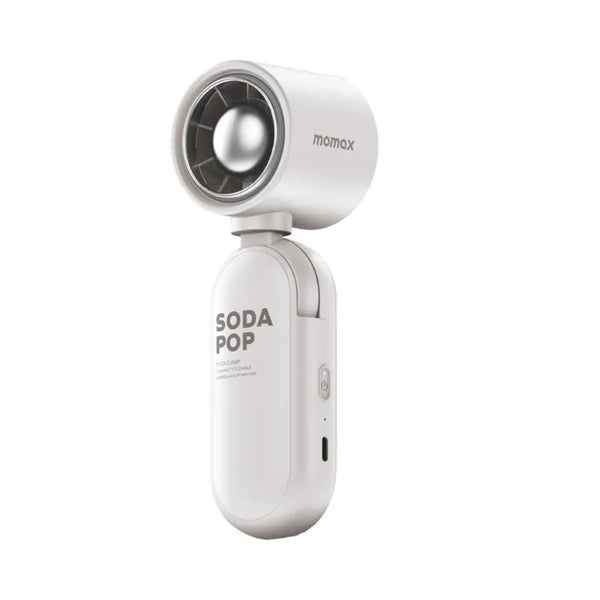 Momax 1° Go Clamp compact foldable umbrella-clip mini fan with 4D airflow White Qatar
