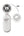 Momax 1° Go Clamp compact foldable umbrella-clip mini fan with 4D airflow White Qatar