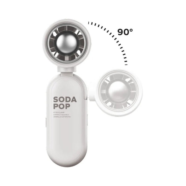 Momax 1° Go Clamp compact foldable umbrella-clip mini fan with 4D airflow White Qatar