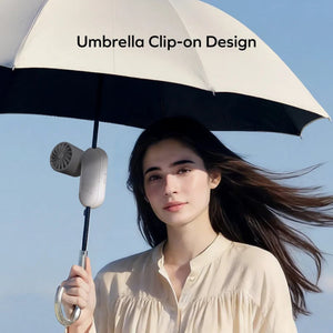 Momax 1° Go Clamp compact foldable umbrella-clip mini fan with 4D airflow White Qatar