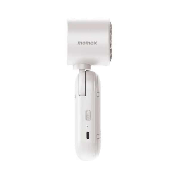 Momax 1° Go Clamp compact foldable umbrella-clip mini fan with 4D airflow White Qatar