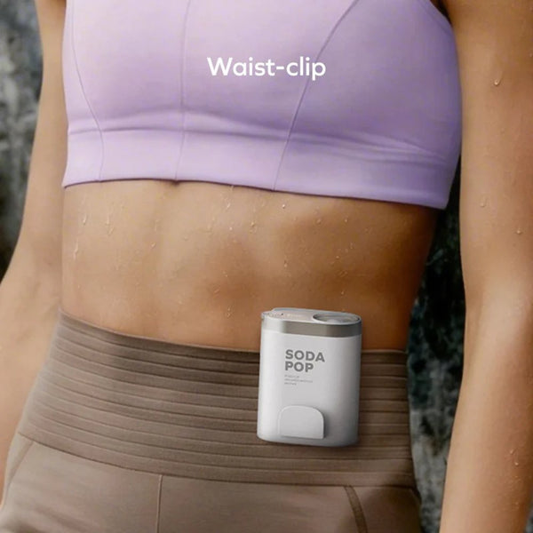 Momax 1° Go Clip high-speed waist-clip mini fan with digital display White Qatar