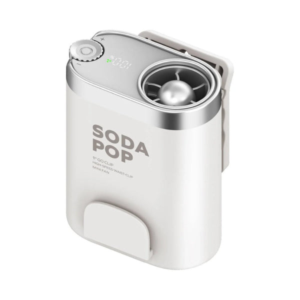 Momax 1° Go Clip high-speed waist-clip mini fan with digital display White Qatar