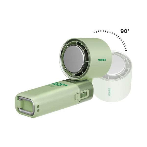 Momax 1° Go Freeze compact foldable icy cooling fan with semiconductor cooling Green Qatar