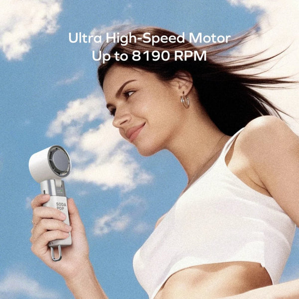 Momax 1° Go Freeze compact foldable icy cooling fan with semiconductor cooling White Qatar