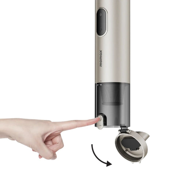 Momax 1-Move Vacuum Portable Vacuum Cleaner Titanium R09L with USB-C charging in Qatar