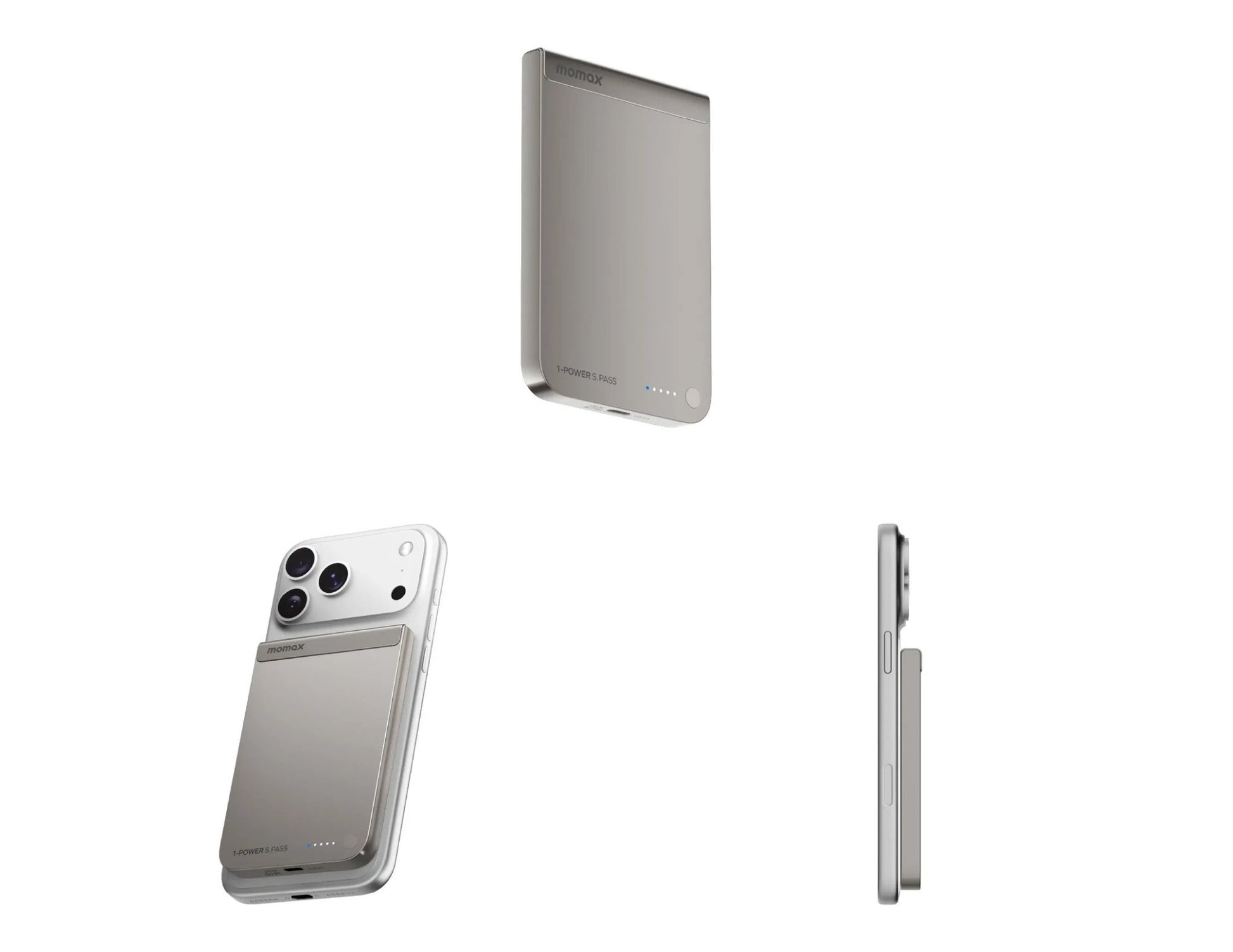 Momax 1-Power S.Pass Qi2 magnetic power bank 5000mAh IP161Q2​