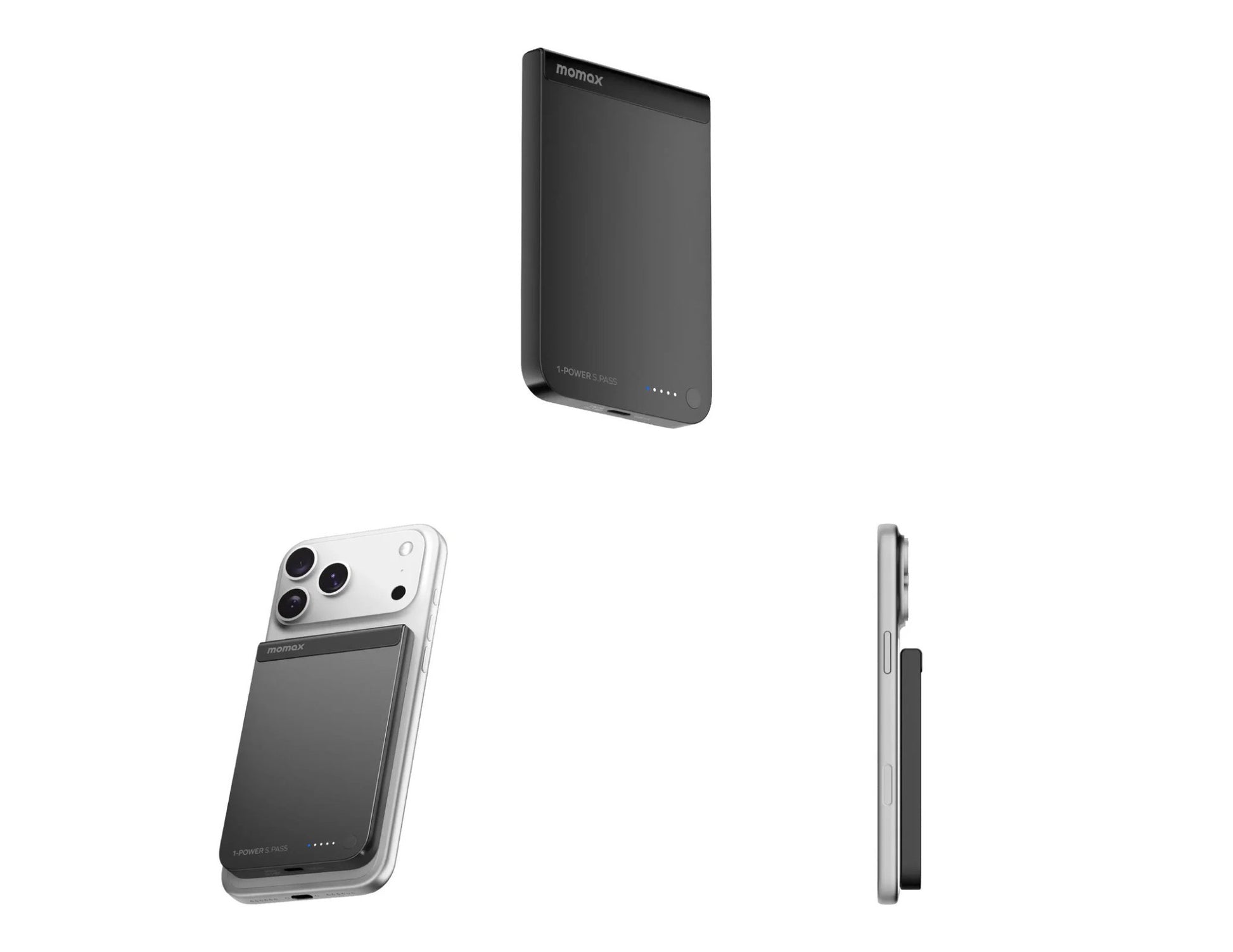 Momax 1-Power S.Pass Qi2 magnetic power bank 5000mAh IP161Q2​