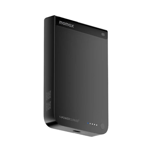 Momax 1-Power S.Pass² 10000mAh magnetic wireless power bank black with 25W wireless charging Qatar