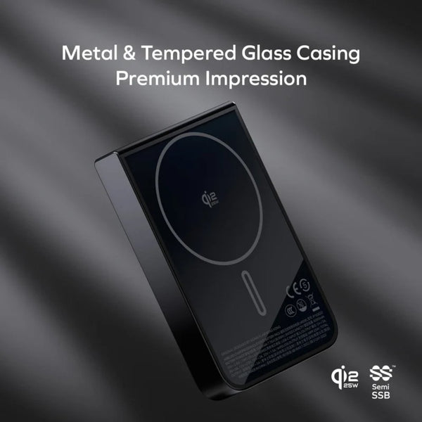 Momax 1-Power S.Pass² 10000mAh magnetic wireless power bank black with 25W wireless charging Qatar